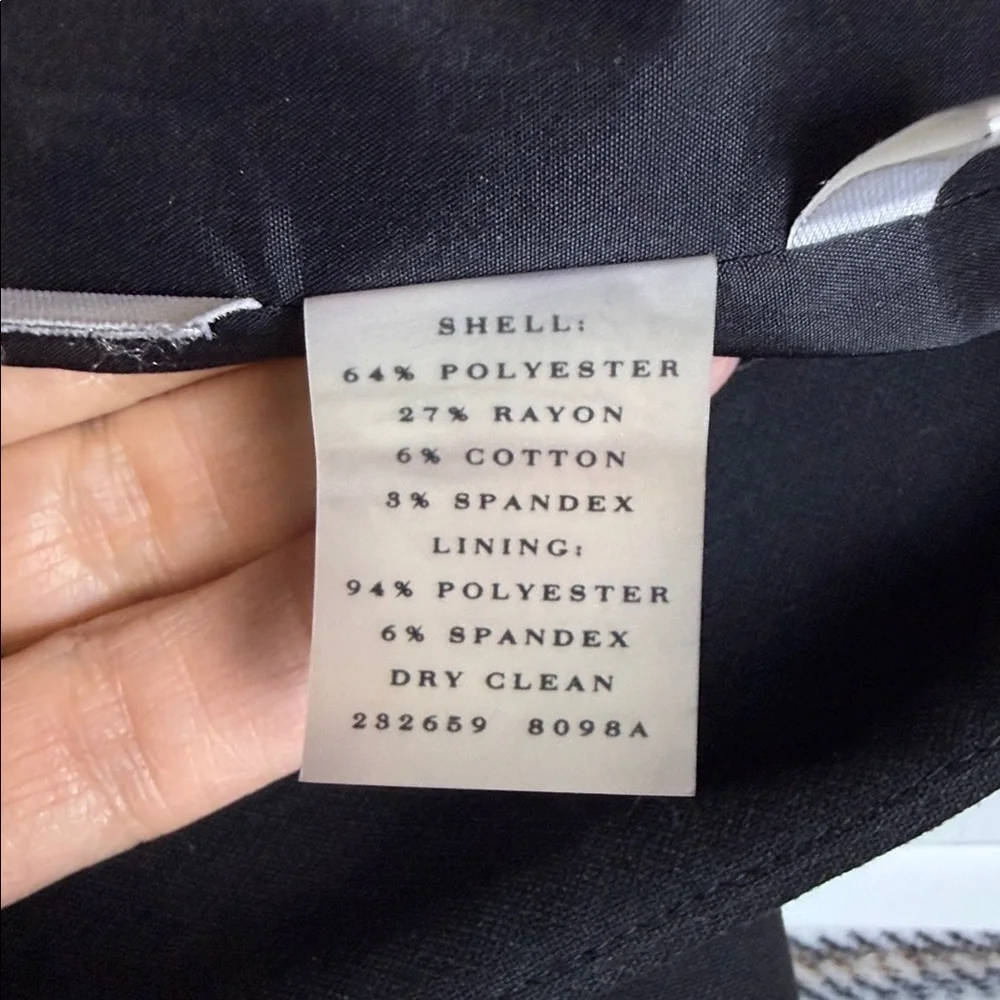 Ann Taylor Black Classic Pencil Skirt, Size 6 - Picture 5 of 7